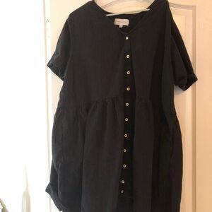 Tradlands Black Mini Dress